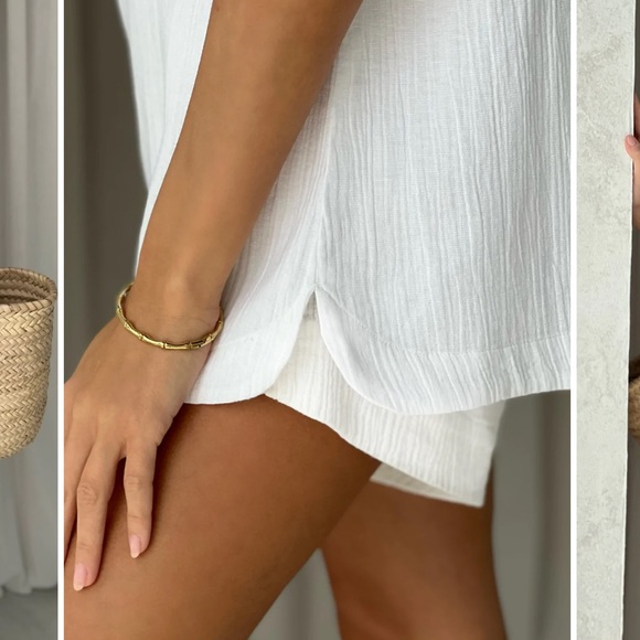 VITA GRACE Irina Cotton Day Blouse | Seashell Cream - Picture 2 of 5